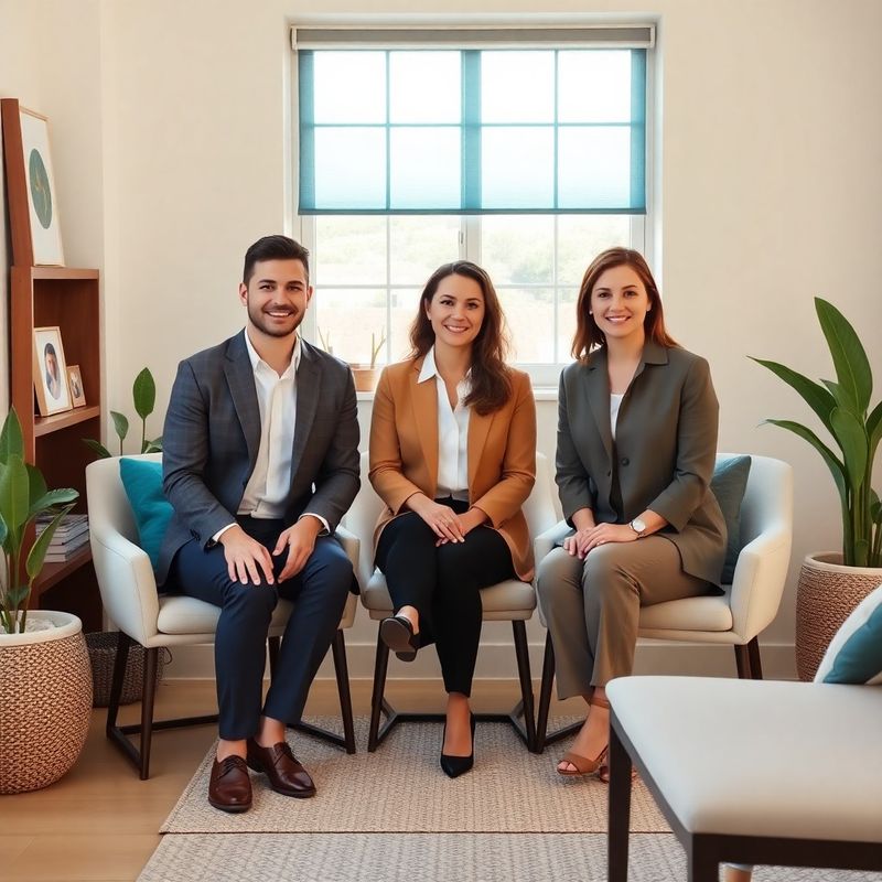 Piccolo team di consulenti nello studio di Napoli